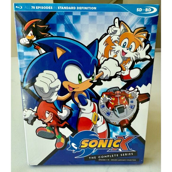 Sealed Brand New Sonic X Complete Series SDBD Blu-ray 2-Disc Set English Dubbed - Picture 1 of 2